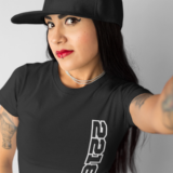 2218 girl Black hat