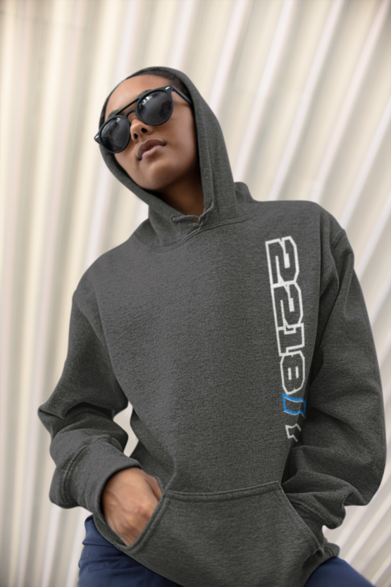 2218 Girl Blue Line Hoodie 01