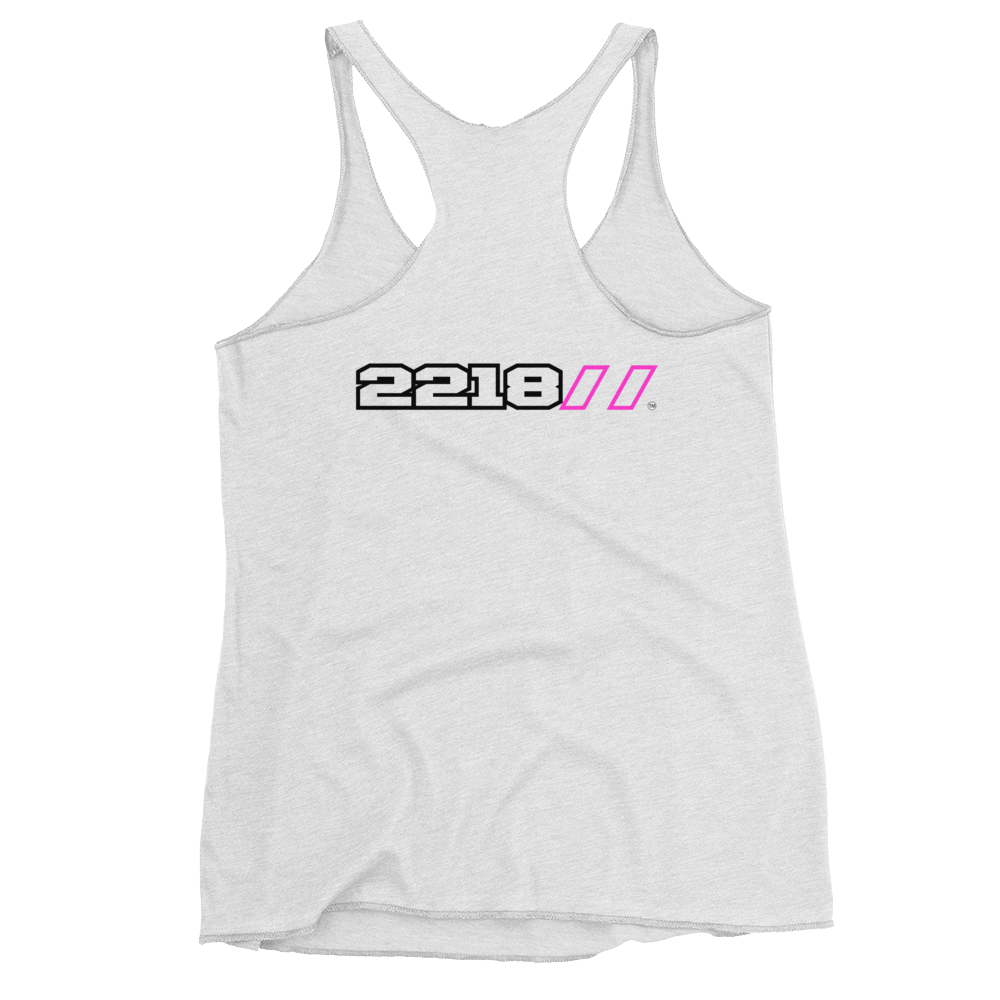 Download 2218 Girly Squad Women's Racerback Tank Black Back | 2218