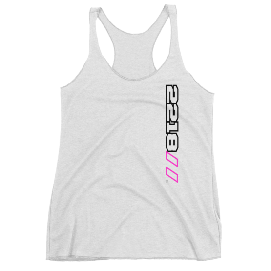 2218 Girly Squad Women's Racerback Tank Black Vert