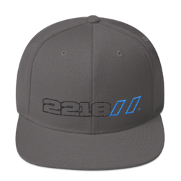 2218 Blue Line Snapback Hat